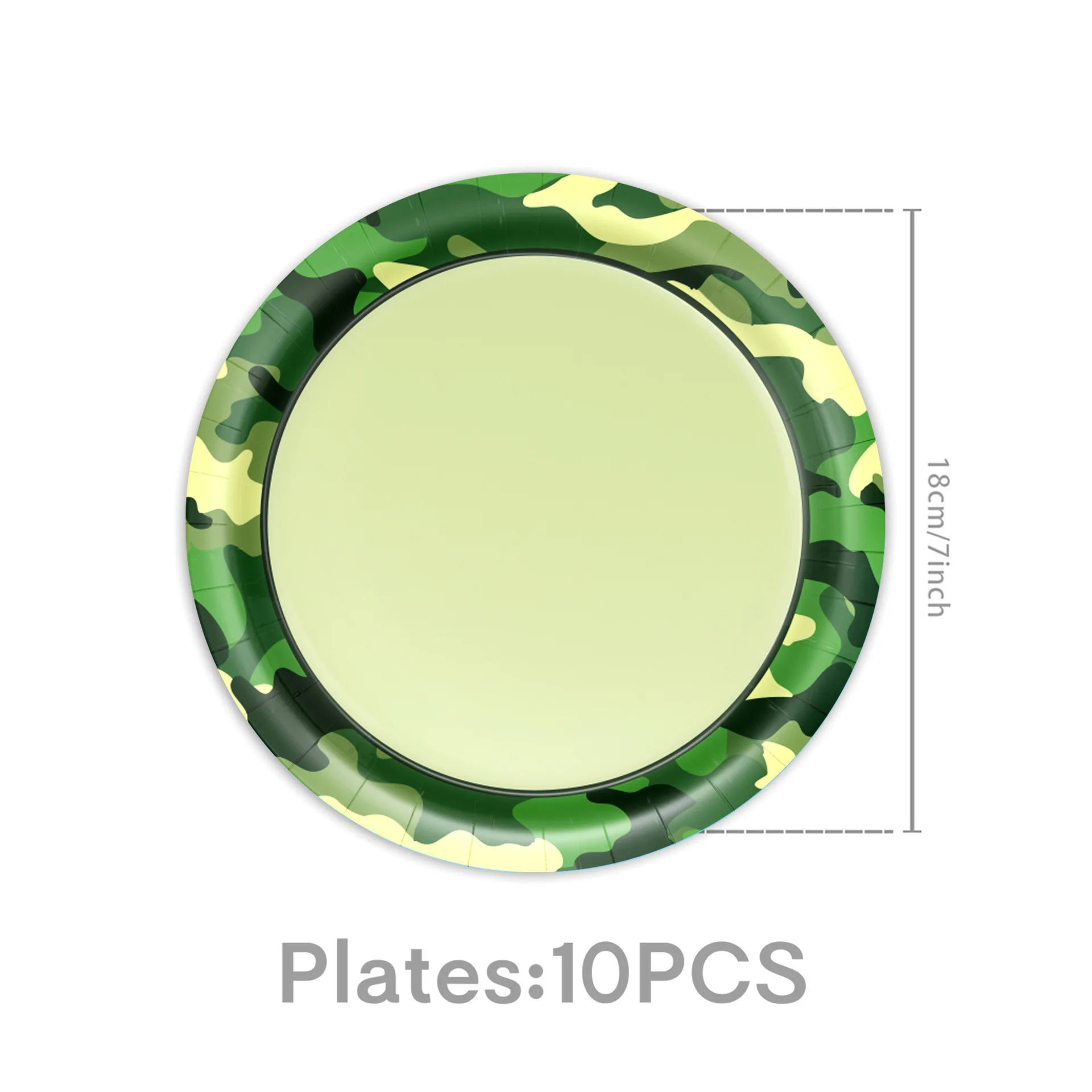 Military-Themed Camouflage Balloon Decorations for Boys' Birthday Party Supplies