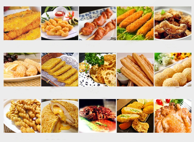 Commercial lpg gas chicken chips frying machine restaurant deep fryers for sale 6