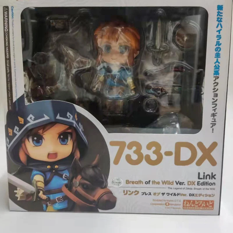 Legend Of Zelda Link 733Dx # Mini Kawaii Anime Doll Action Figure Model Toy Collection Regalo Per Bambini