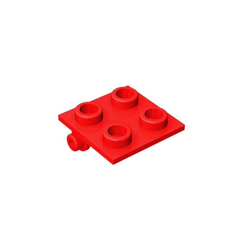 50개 6134 힌지 브릭 2x2 상판 브릭 컬렉션 대량 모듈식 GBC 장난감 기술 MOC 빌딩 블록 호환