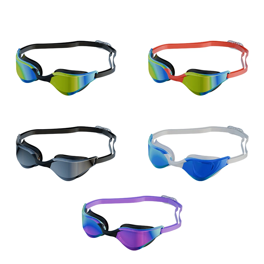 Swimming Goggles Swimming Cap JSJM Professional Swimming Goggles for Adults HD Anti-Fog Waterproof Silicone Swim Cap + Swim Glasses for Men & Women Gifts