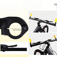 1 Paire de poignées ergonomiques antidérapantes en caoutchouc pour vélo VTT, avec repose-pouce, accessoire pour guidon de vélo électrique et trottinette 4