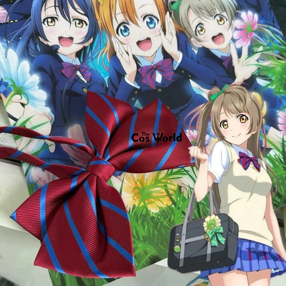 Love Live 9 Characters Kousaka Honoka Sonoda Umi Ayase Eli Anime Bow Tie for Japanese JK School Uniform Cosplay Costumes 8