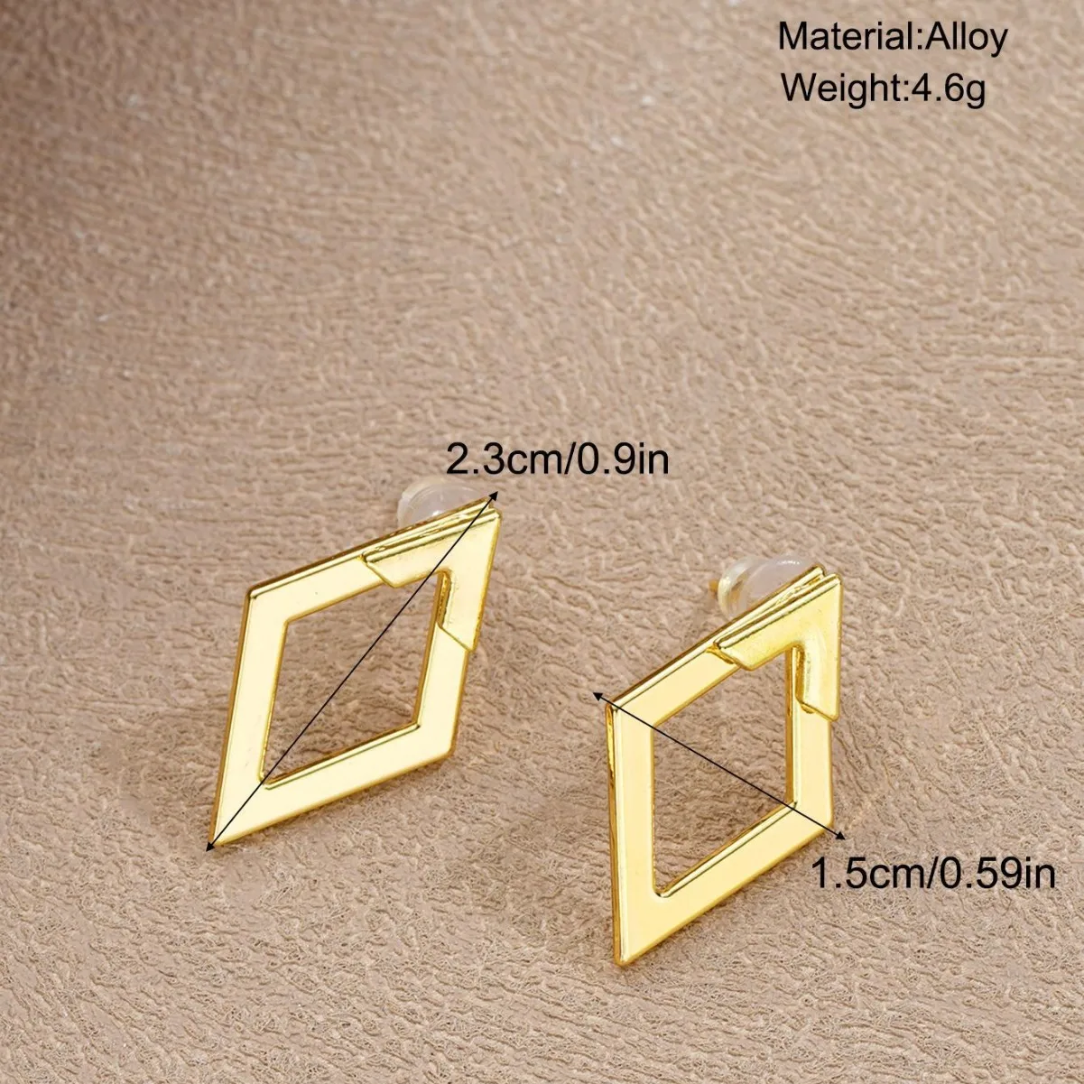 Ashlee Geometric Hollow Earrings 2