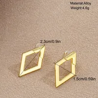 Ashlee Geometric Hollow Earrings 2