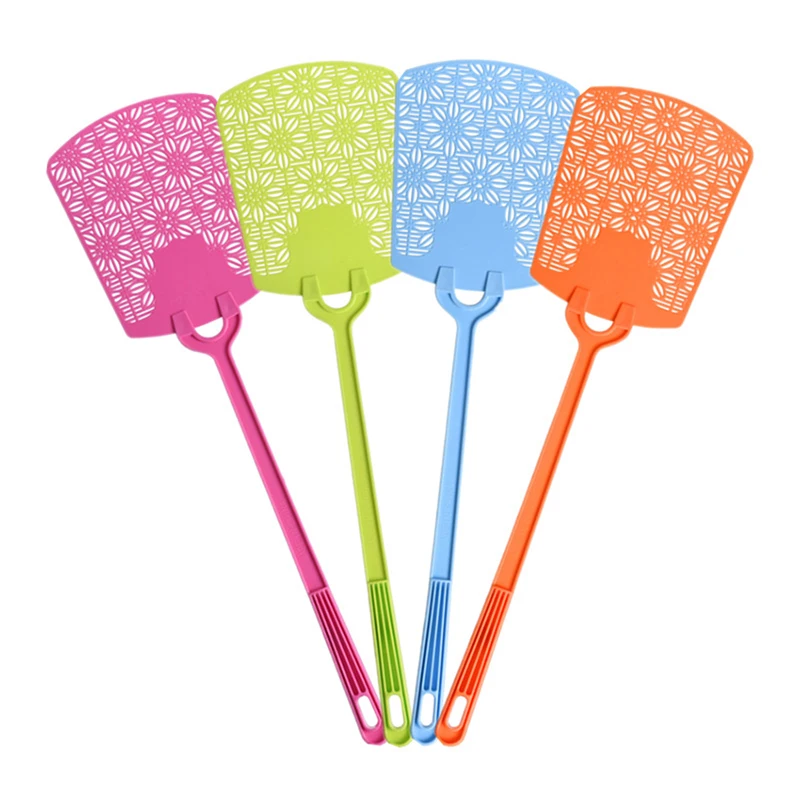Plastic Fly Swatter Manual Swat Pest Control Hand Flexible Fly Swatters Flexible Strong Manual With Long Handle fly swatter