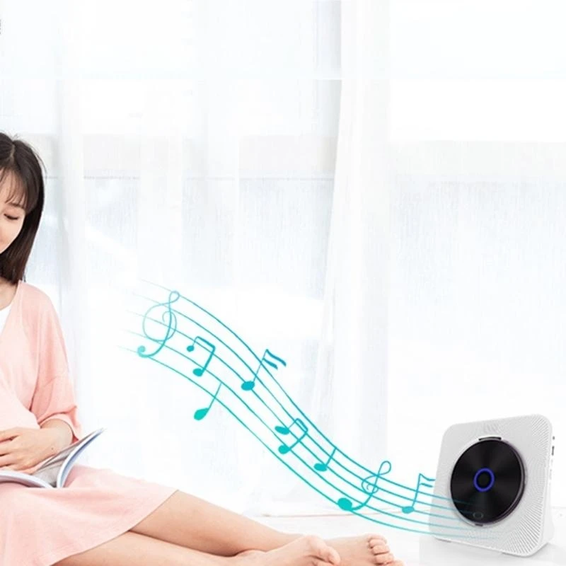Portable CDs Player Music Player Rechargeable 4000mAh HiFi Speaker Remote Controls LCD Display Sleep Timers