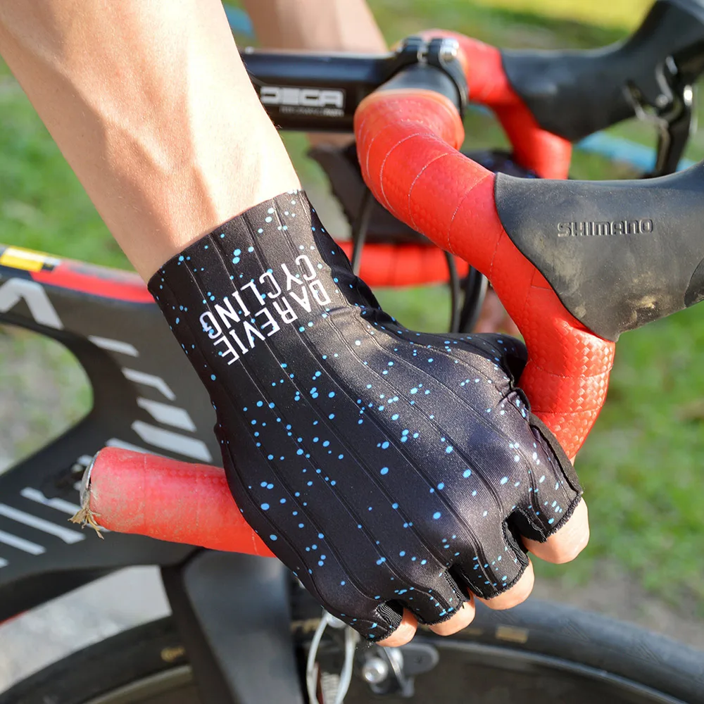 ROCKBROS Guantes de ciclismo de medio dedo para hombre, antideslizantes,  ligeros, transpirables, para bicicleta de carretera, MTB, ciclismo, guantes