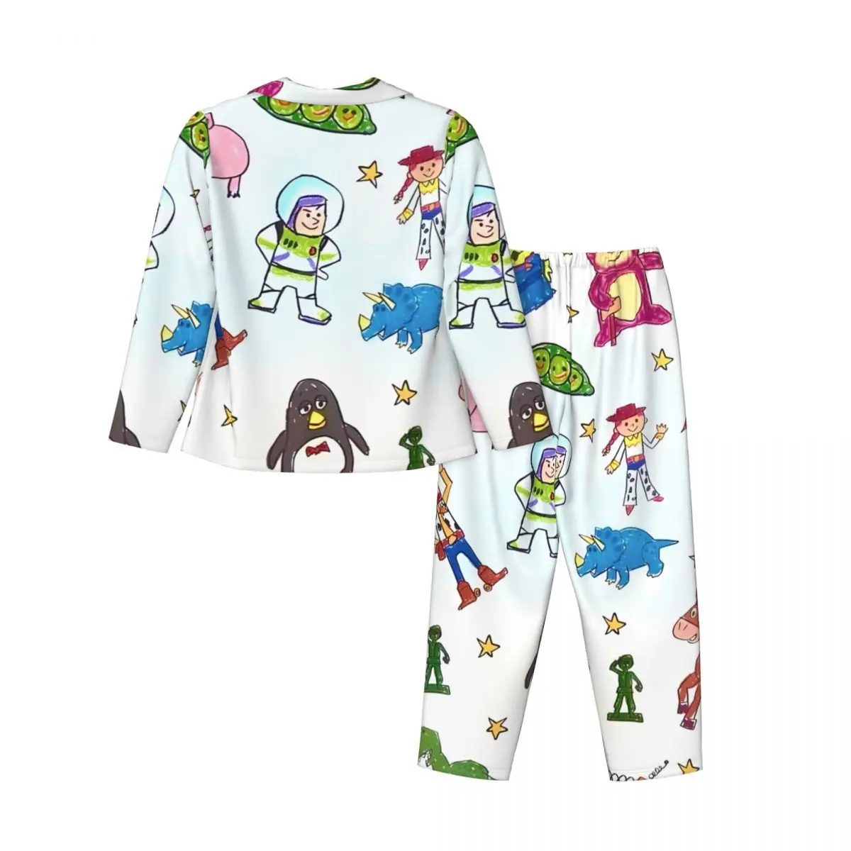 Toy-Story Women Pajamas 2 Pieces Set Loungewear pyjama pour femme 2
