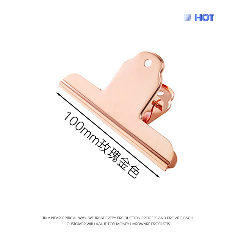 대형 스테인레스 스틸 금속 클립, 강력한 바인더 종이 클립, 학교 사무실 문구 용품, 파일 보관, 20 개/로트