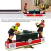 Wind Up Table Tennis Toy Ping Pongs Spring Clockwork Toy Vintage Tinplate Ping Toy Nostalgic Wind Up for Kids 5