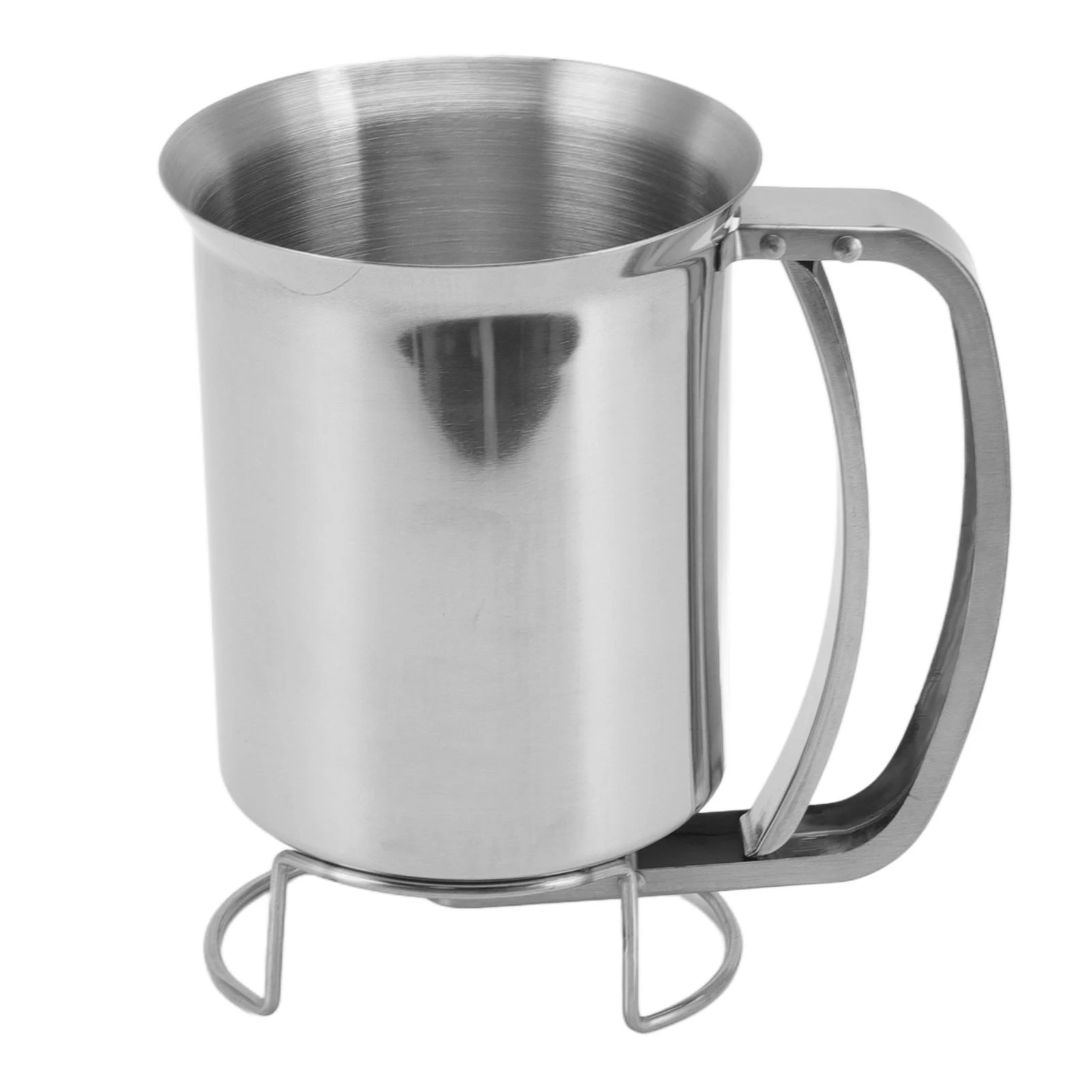 Pancake Batter Dispenser Handheld Stainless Steel Pancake Pourer for Baking Cupcakes Muffins Batter Dispenser