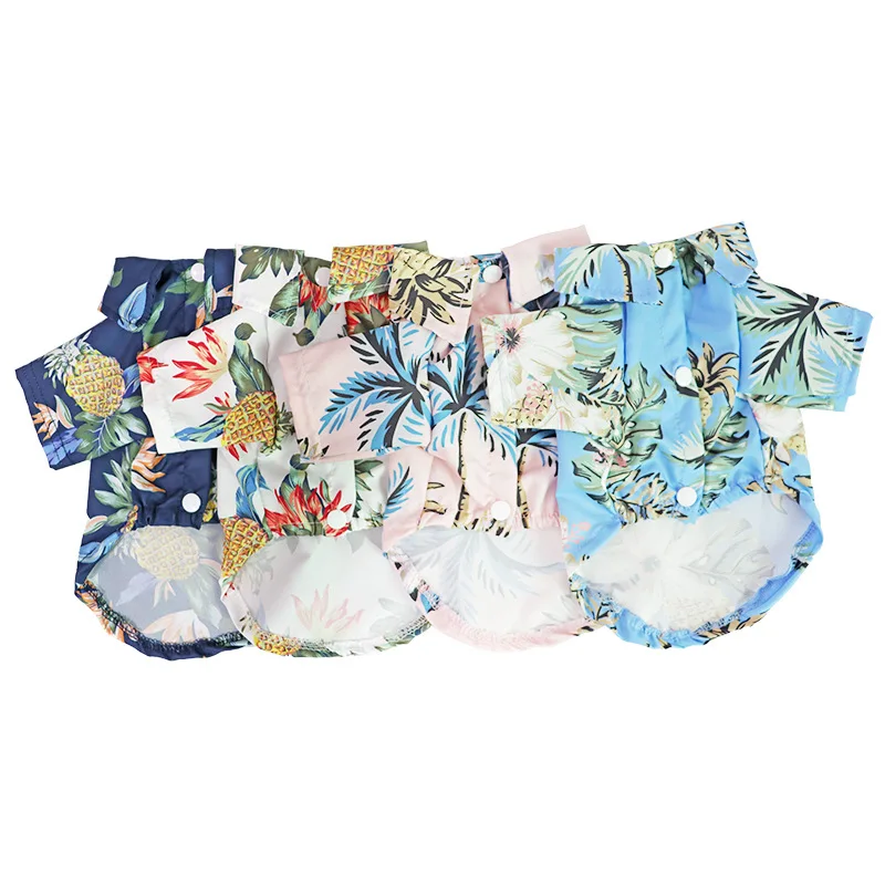 Pet Dog Shirt Hawaiian Beach Style For Small Dogs Puppy