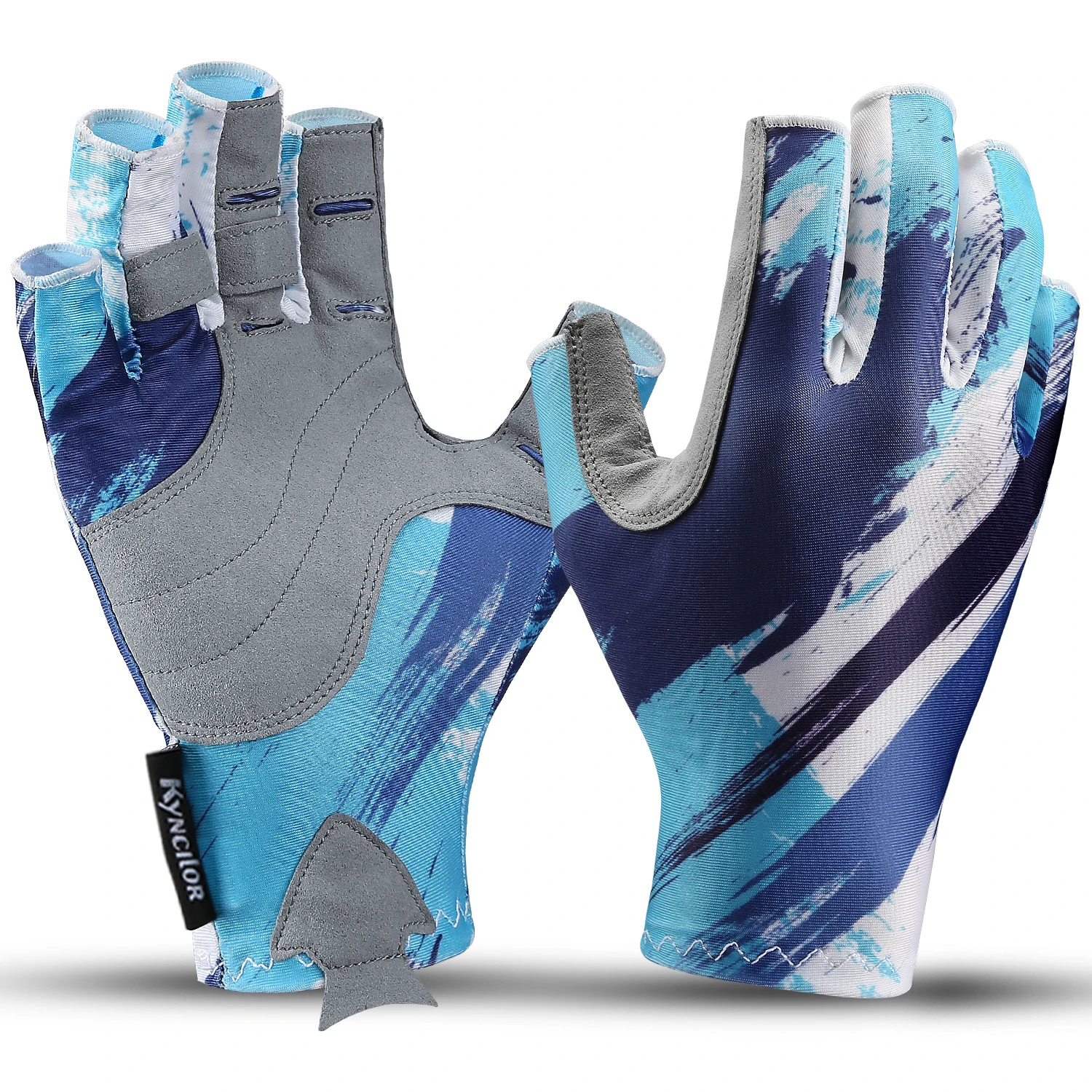 Outdoor Summer Antumn Fishing Gloves Half Fingers
