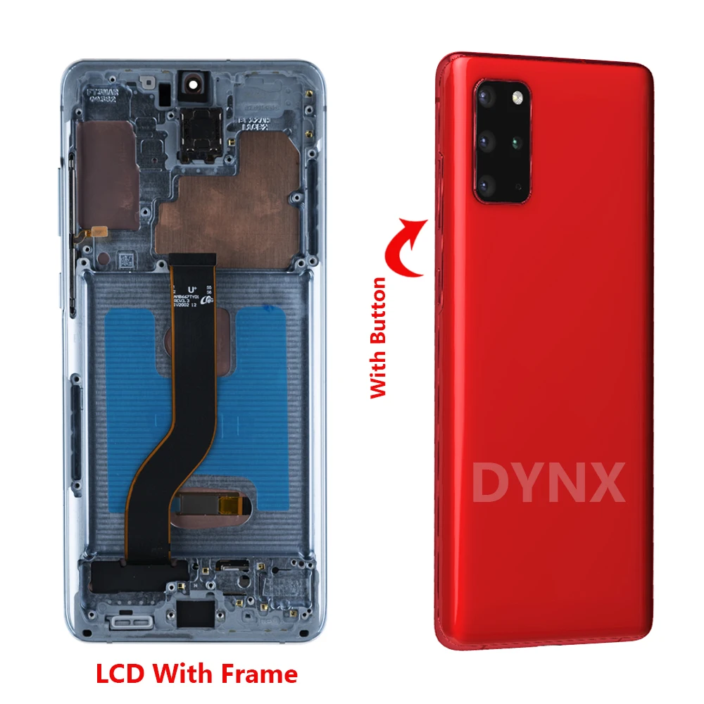 LCD ÷ ġ ũ Ÿ , AMOLED S20 ÷, Ｚ  S20 + G985 G985F   , 6.7 ġ ũ