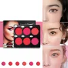 6-color blush palette natural-toned eye shadow palette matte blush palette Light breathable suitable for cheek and e 1