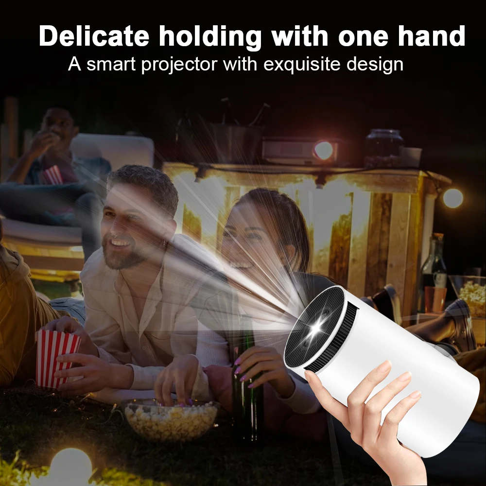 Mini Outdoor Portable Projetor Transpeed Android Projector 1280*720P 4K Wifi6 200ANSI