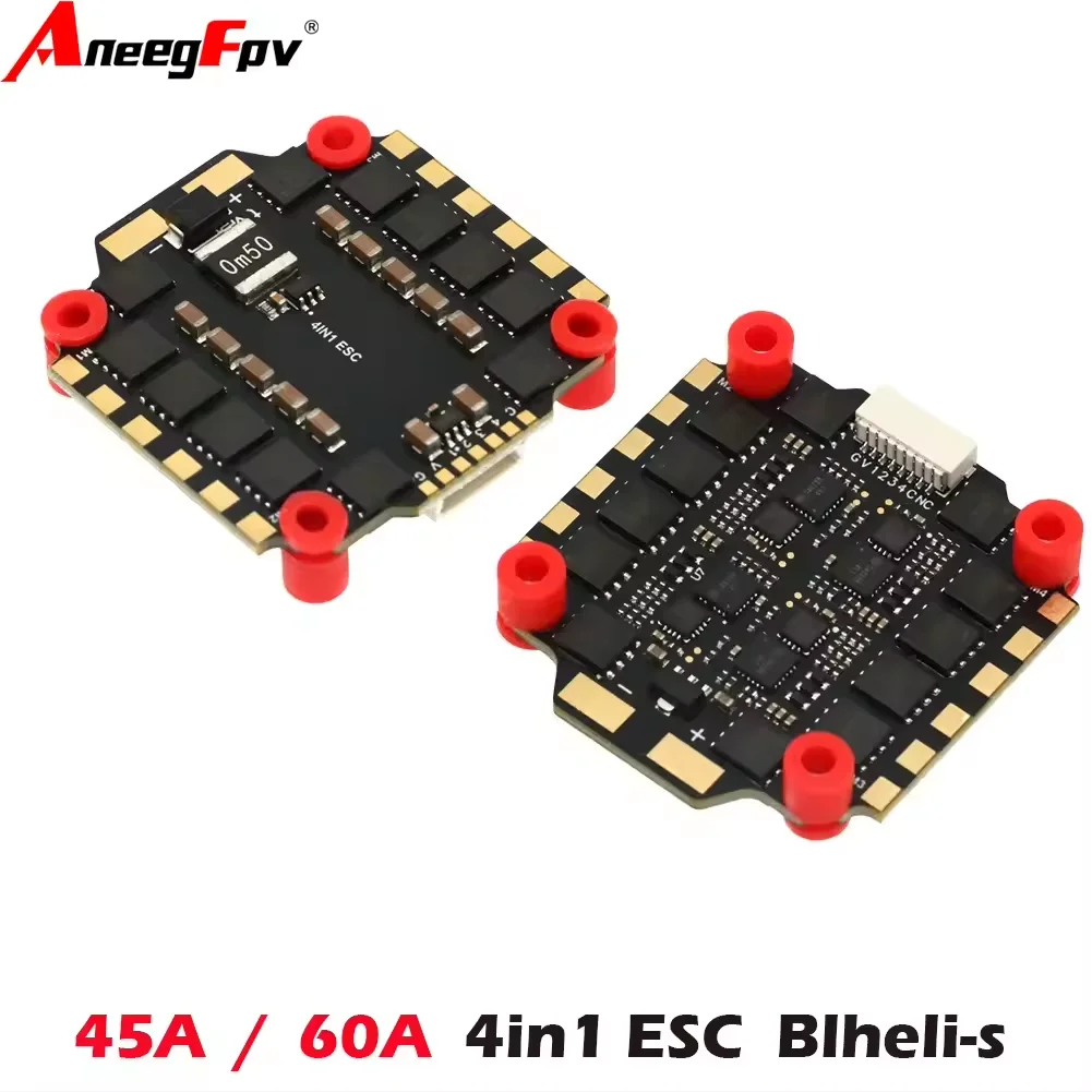 ESC 4en1 BLHeli_S 45A/60A 2-6S Lipo pour FPV Drone