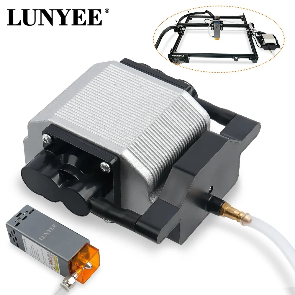 220V 30L/Min 0.03MPa Airflow Laser Air Assist Pump Air Compressor  For 10W/20W Laser Adjustable Speed Low Noise Low Vibration