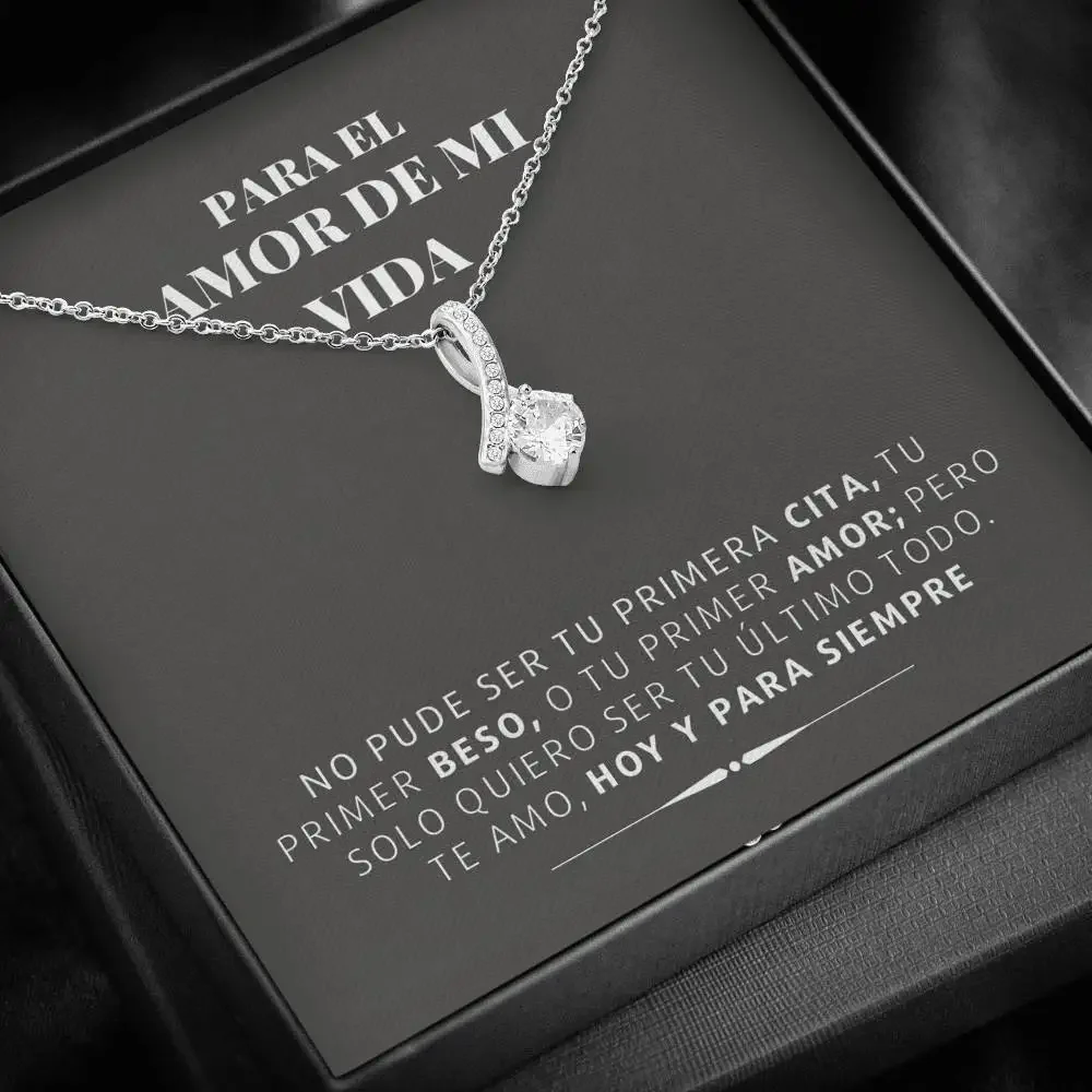 Женское Ожерелье с кулоном «любовь», с фианитом Женское Ожерелье с кулоном «любовь», с фианитом