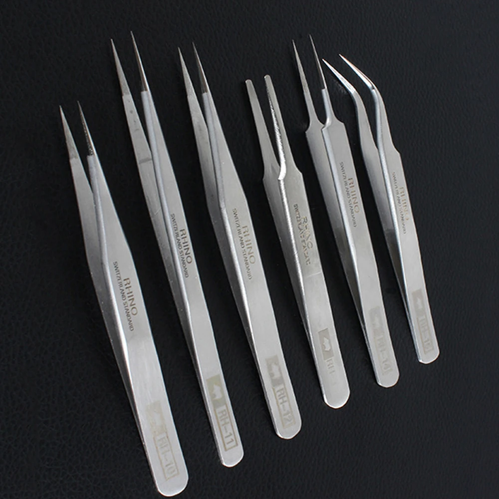 

RH Tweezers Anti-acid High-precision Super Hard Sharp For Repair Watch or Pick Bird Nest etc Small items Japan RHINO