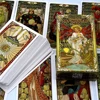 Golden Art Nouveau Tarot Cards Exquisite Packaging Tarot Deck with Guidebook English Version Tarot Oracle Cards for Beginners 1