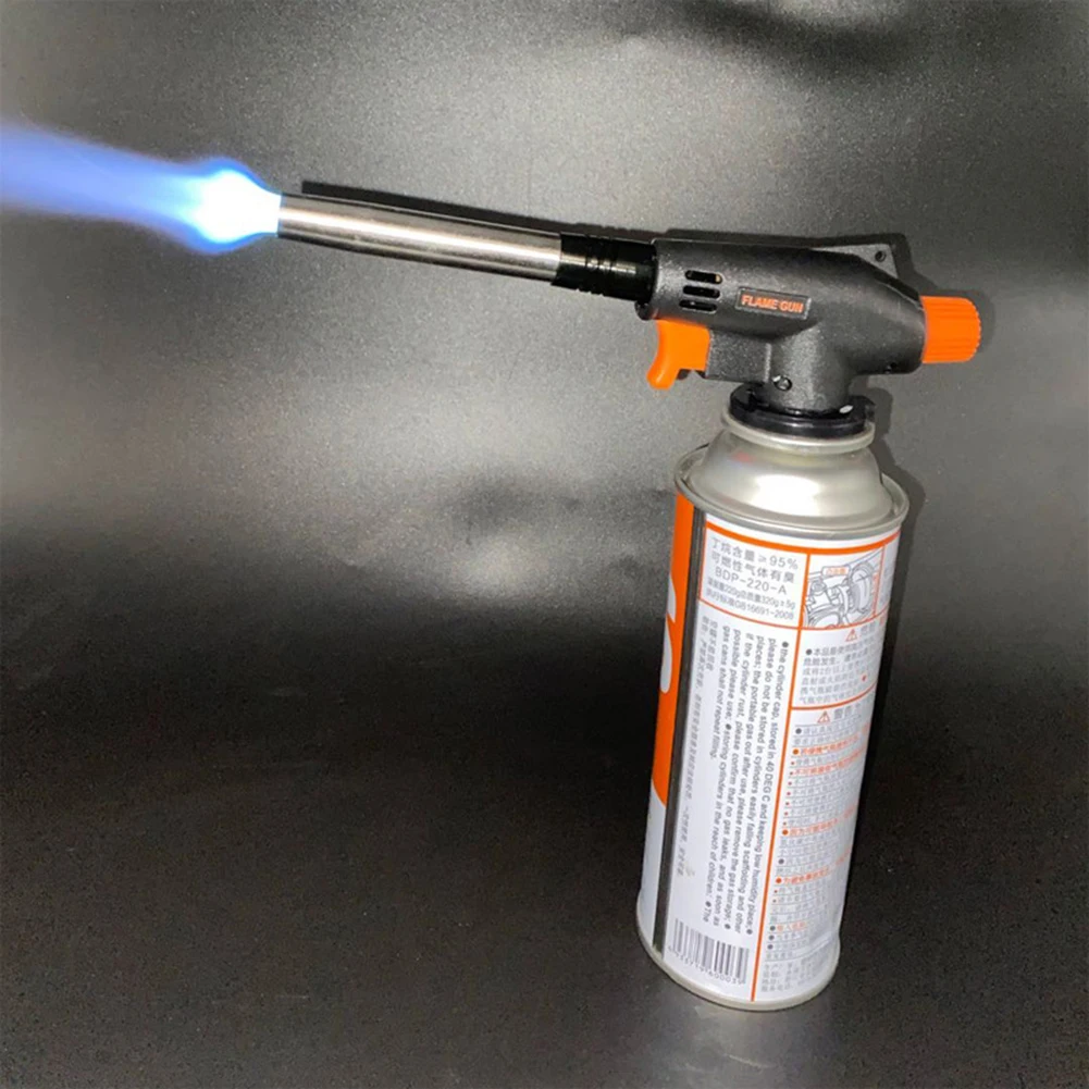 1300 Degree Welding Gas Sprayer Flamethrower Nozzle Metal Outdoor Camping BBQ Ignition Burner Welding Work Soldering Supplies gas torch welding torch gas burner