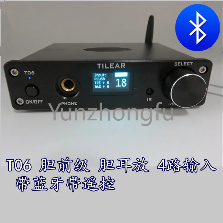 

T06 вкладыш усилитель для наушников 4-полосный вход с Bluetooth/усилителем для наушников с дистанционным управлением