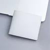 Fashion Men Short PU Leather Wallet Simple Solid Color Thin Male Credit Card Holder Small Money Purses Business Foldable Wallet 4
