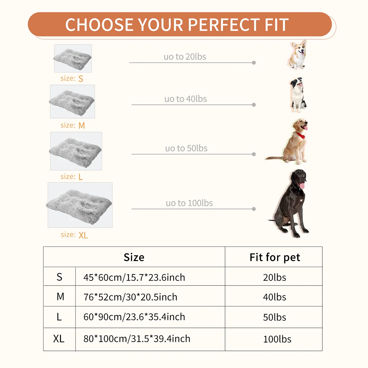 Dog Bed Mats Washable Large Dog Sofa Bed Portable Pet Kennel Long Plush House Sleep Protector Product