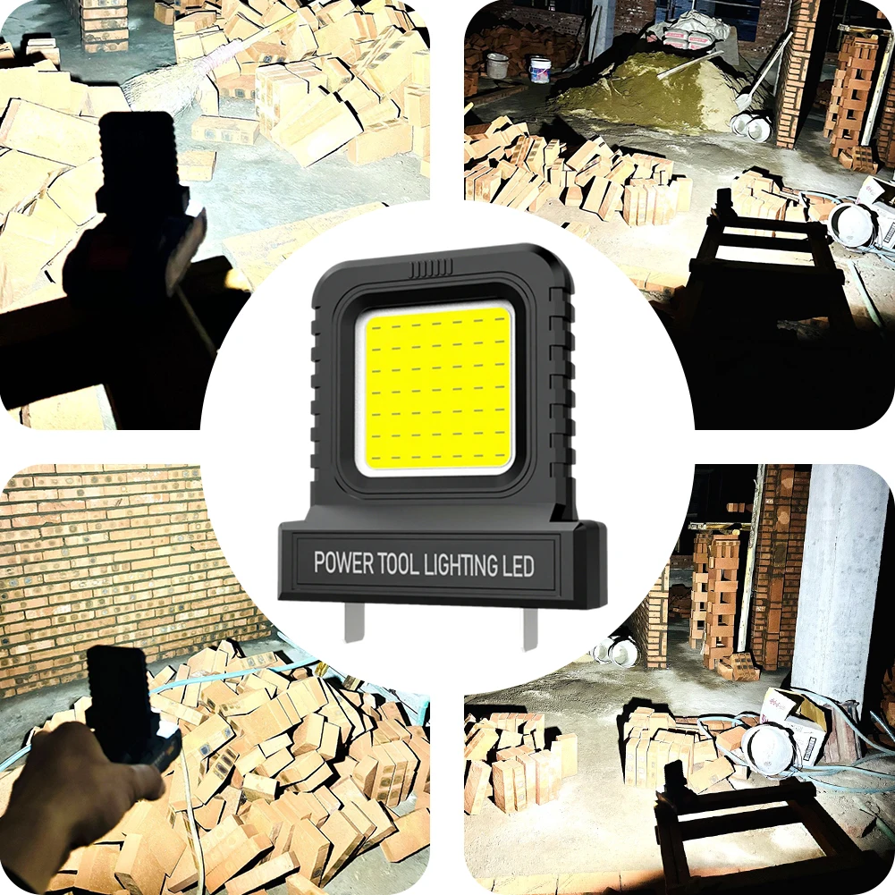 1/2/5Pcs LED Work Light Super Bright Spotlight 20V-21V Lithium Battery Power Tool Accessories 14W Car Repair Inspection Lantern