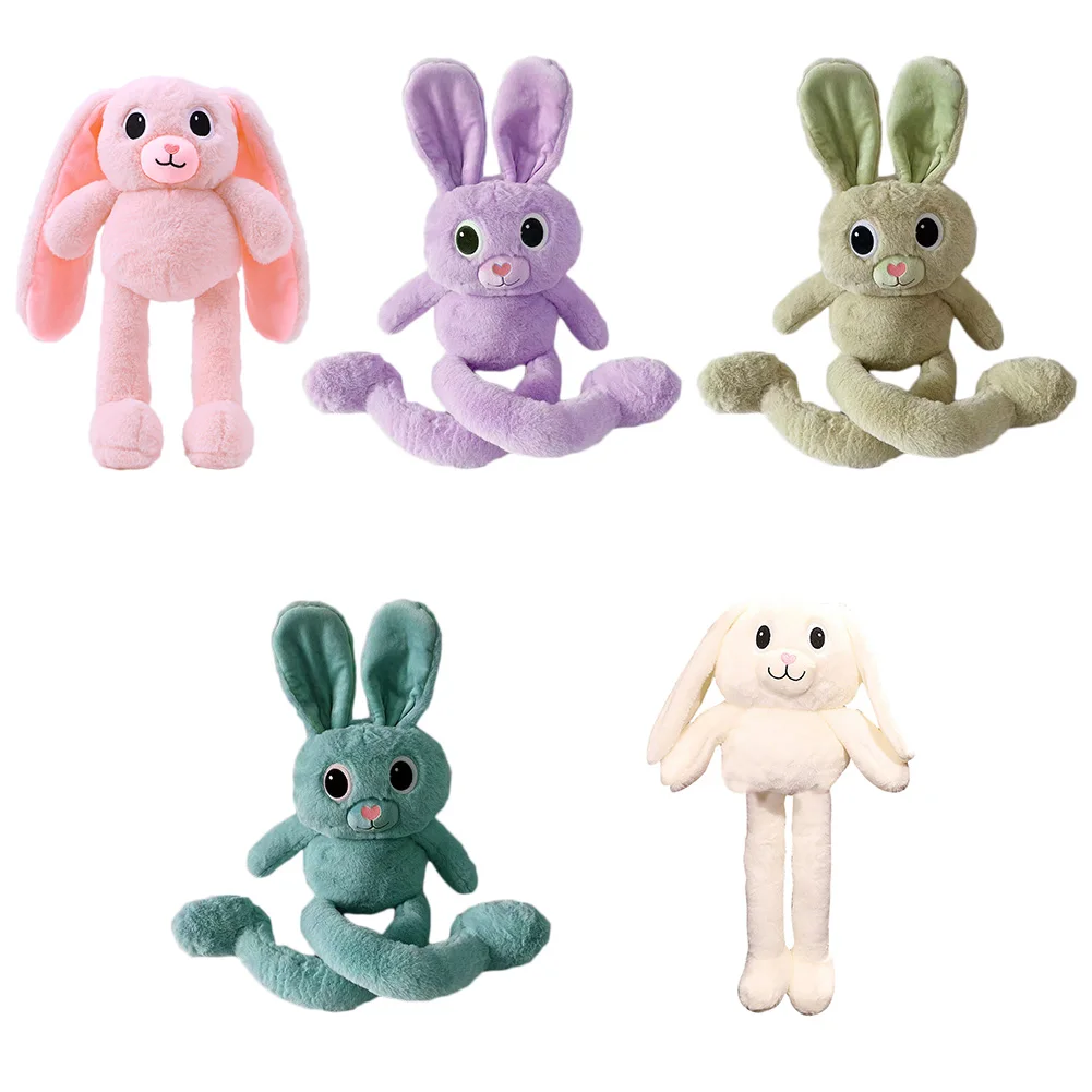 rope bunny stuffed animal long ears