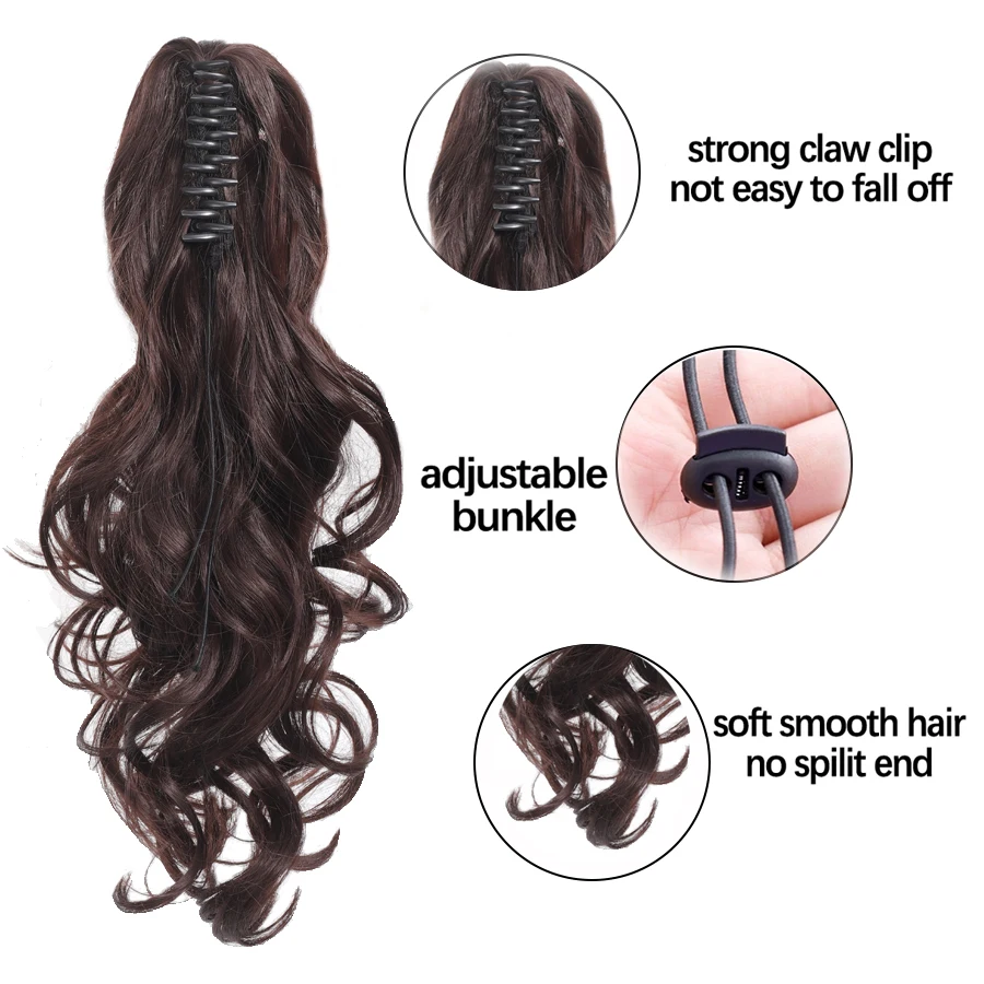 Рисунок 4 - Длинные волнистые волосы для конского хвоста с когтями