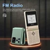 Original SERVO Flip 6 Mobile Phone 4SIM Card Standby GSM Network Magic Voice Call Recording Torch Fold Cellphone Free Phone Case 5