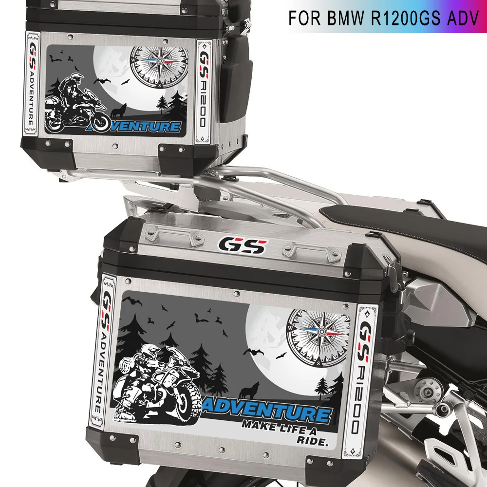 Pegatinas Para Maletero De Motocicleta, Calcomanía De Aluminio Para Maletas  Laterales, Cajas De Caja Para Bmw R1200gs R1200 Gs Adv Adventure R 1200 Gsa  - Calcomanías Y Pegatinas - AliExpress