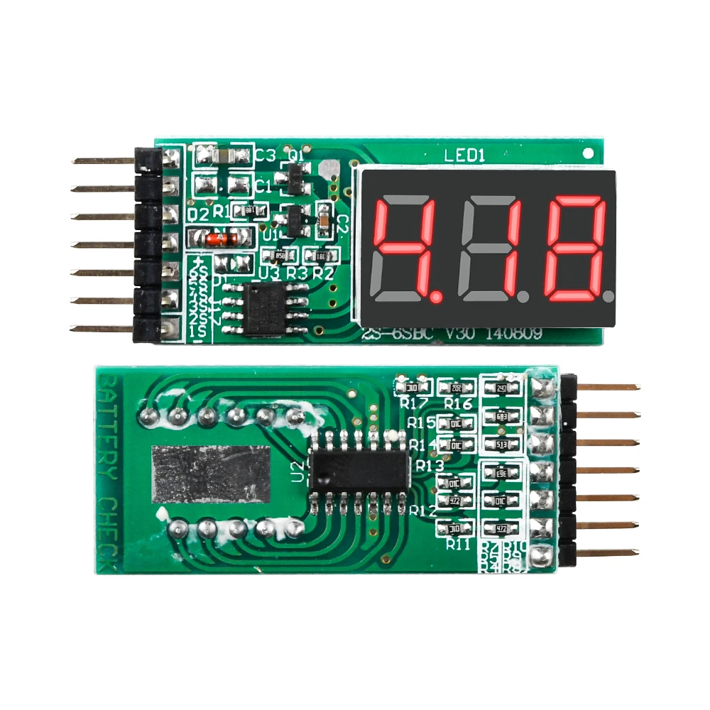 Testeur de tension batterie LiPo 2S-6S RC LED ±0.02V