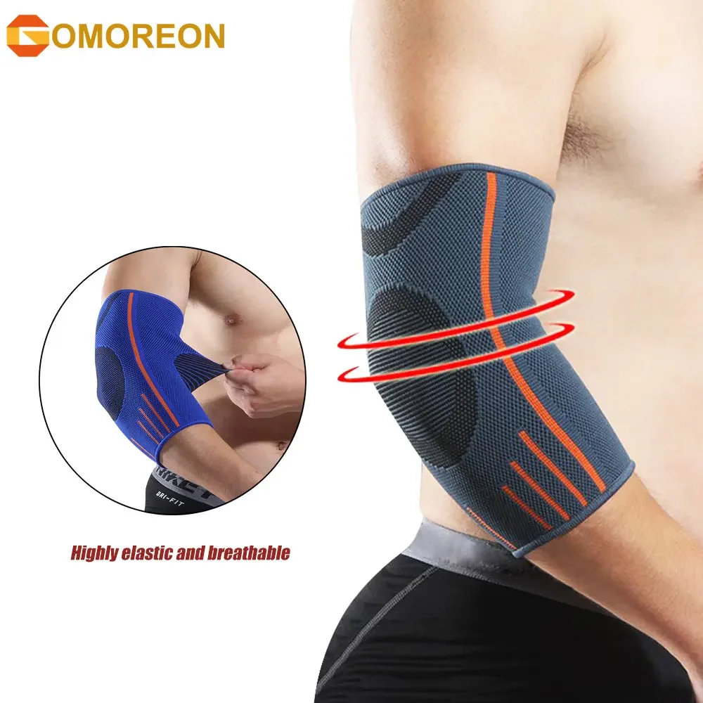 Elbow Brace Compression Support Sleeve for Tendonitis Tennis Golfers Elbow Treatment Arthritis Workouts Weightlifting 1Pcs