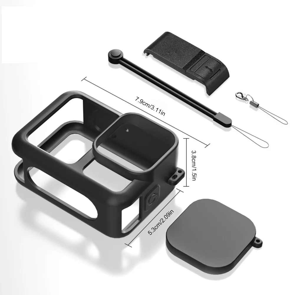 Kit Coque Silicone + Capuchon Objectif pour GoPro Hero 13