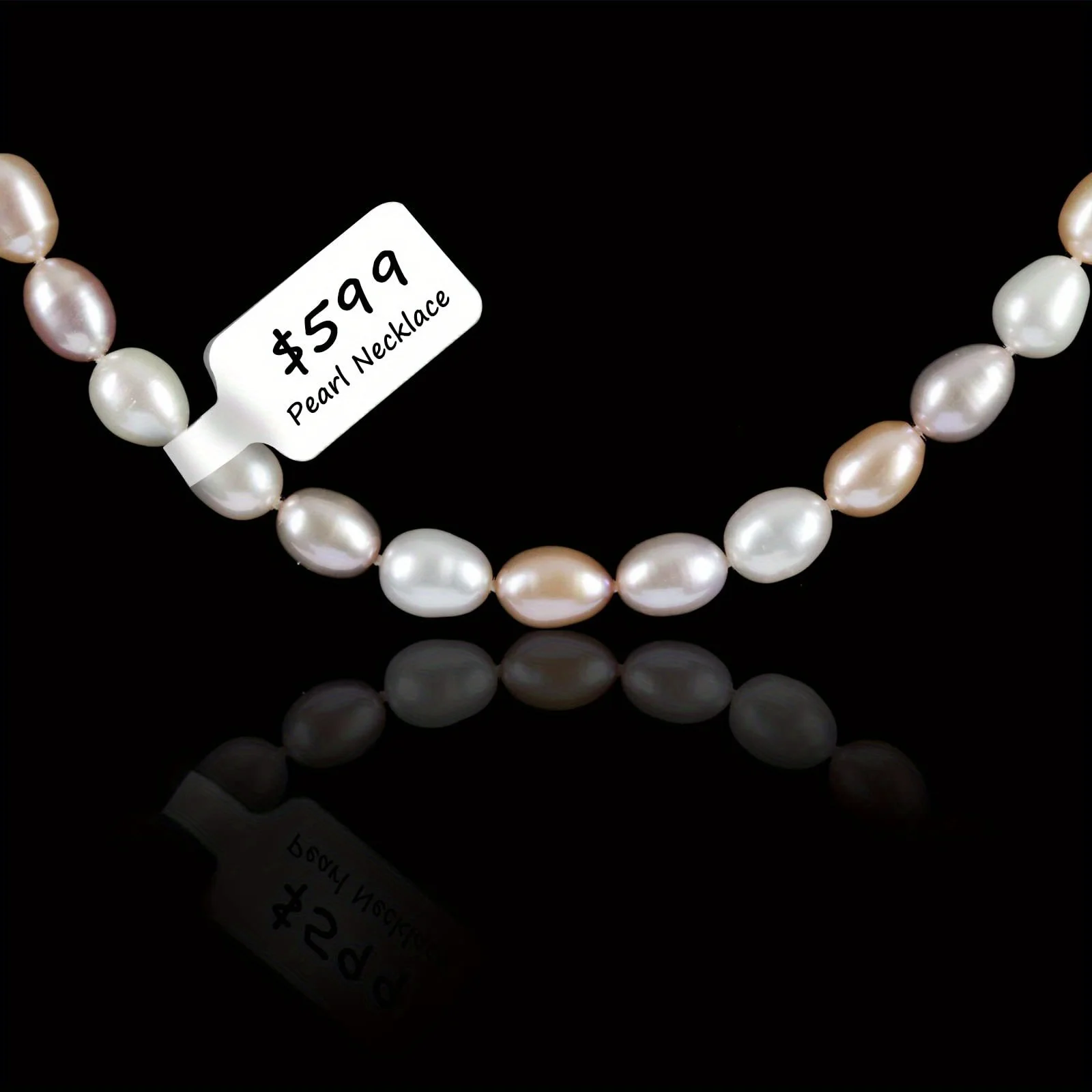 Selbstklebende Schmuck-Preisschilder – weiße leere Hanteletiketten für Halsketten, Ohrringe, Armbänder, Ringe und Kleidung, Verpackung – Detail 6