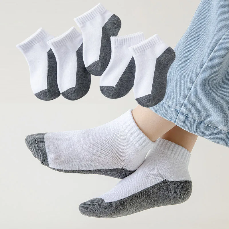 5 Pairs/Lot Summer Children Socks Cotton 1-12 Years Kids Teen Student Baby Girl Boy cotton socks children socks