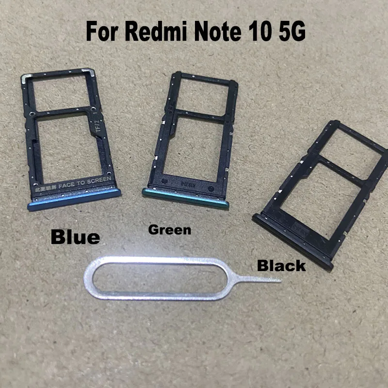 New For Xiaomi Redmi Note 10 10T 5G Sim Card Tray Slot