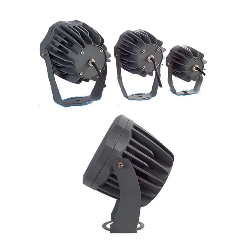 신형 COB 정원등 LED 잔디등 10W 20W 30W 방수 스파이크 전구 220V 110V 12V 야외 조경 IP65 경로 스포트라이트