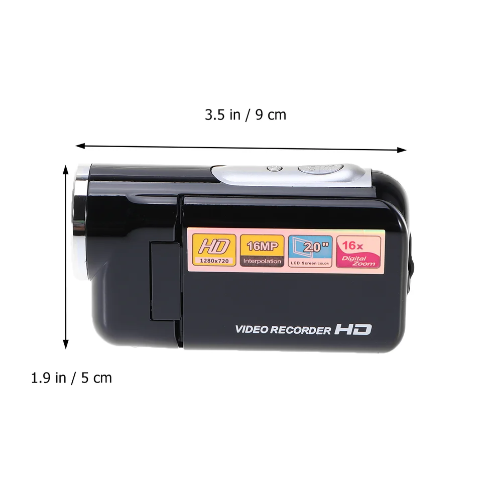 ミニDV  16倍ズーム ビデオカメラ ミニビデオdvカムコーダーハンドヘルドデジタルカメラ、1600万ピクセル