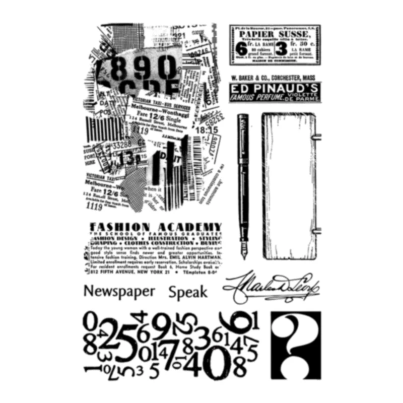 Background Theme Silicone Clear Stamps Watercolor Honeycomb Texture Transparent Rubber Seal Stamp For Decor Scrapbooking Journal,clear stamps clear rubber stamps