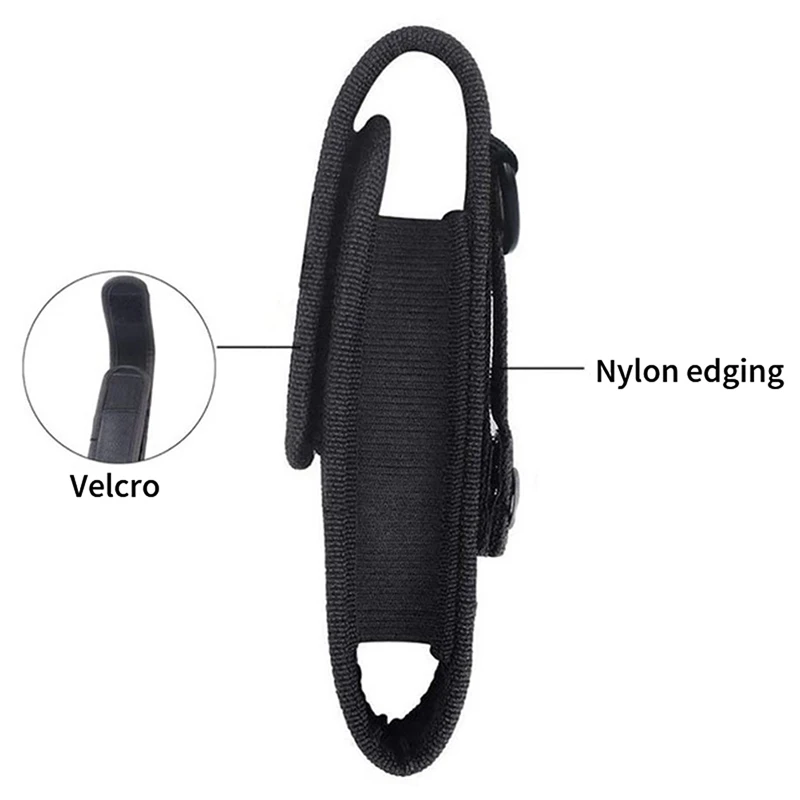 Nylon Waist Belt Hunting Bags Tactical 360 Degrees Rotatable Flashlight Pouch Outdoor Hunting Camping Hiking Multitool 3