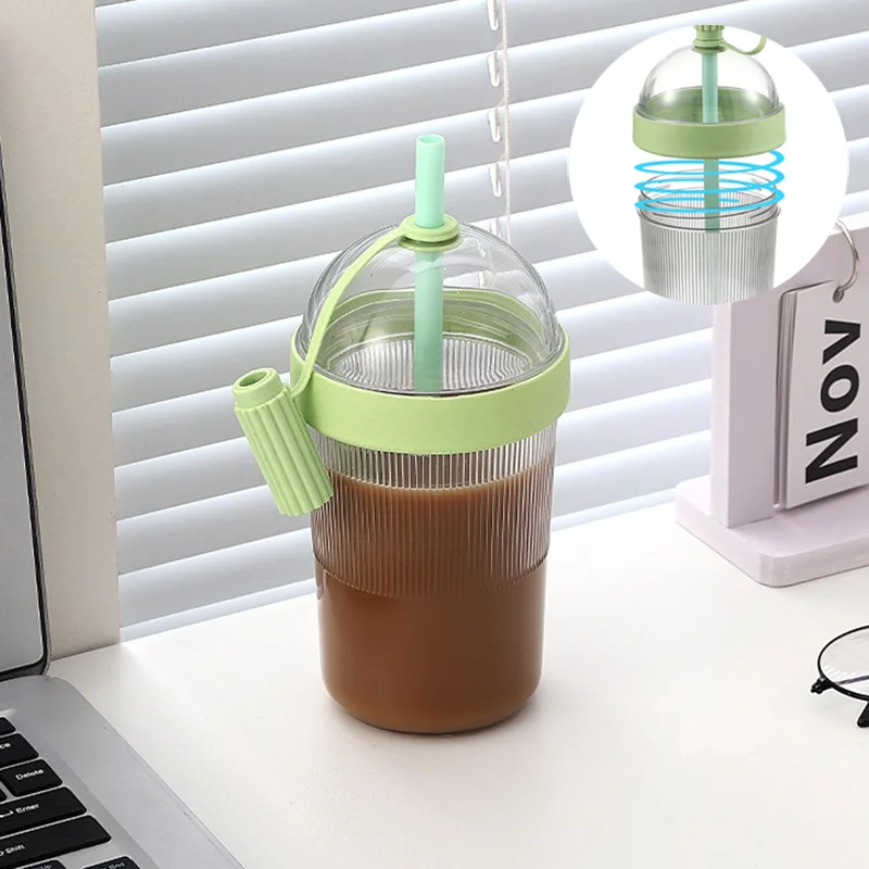 Reusable 17oz Tumbler with Lid and Straw - Stylish Drinkware for Home, Office, and Travel