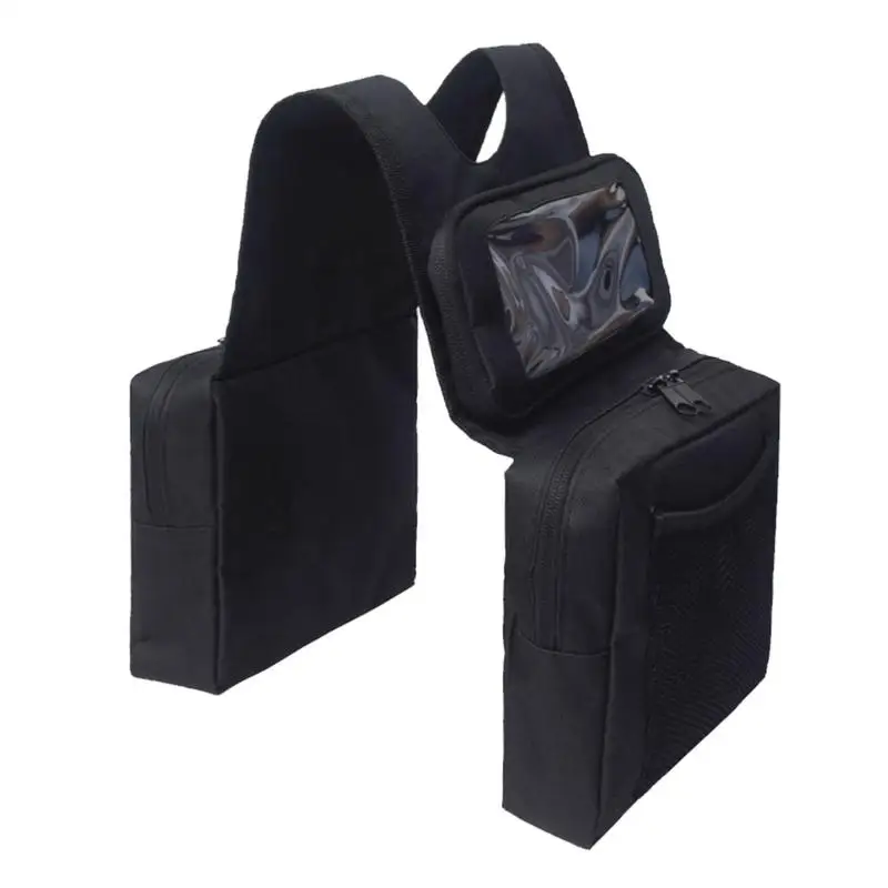 

ATV Rear Rack Bag Durable And Waterproof Cycling Double Side Rear Rack Bag Easy To Install ATV Rear Rack Luggage Bag