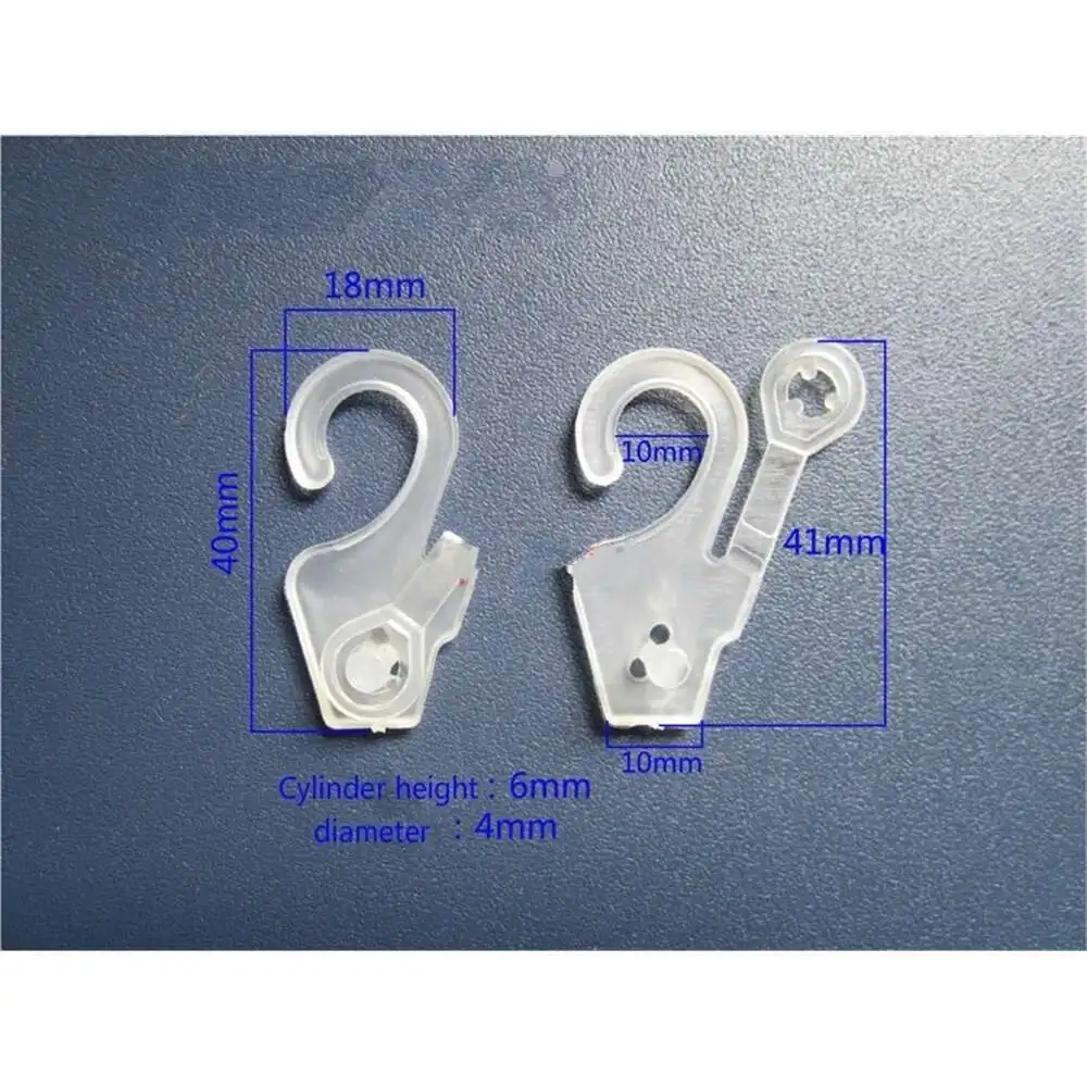 Plastic Snap Clip Hooks, Shirt Underwear Socks Hanger Bag Package Fabric Header J-hook Clothes Loop Lock Display Hangers 2