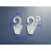 Plastic Snap Clip Hooks, Shirt Underwear Socks Hanger Bag Package Fabric Header J-hook Clothes Loop Lock Display Hangers 2