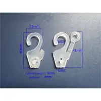 Plastic Snap Clip Hooks, Shirt Underwear Socks Hanger Bag Package Fabric Header J-hook Clothes Loop Lock Display Hangers 2